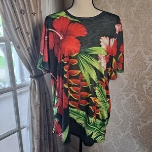 Guess Size Size XL floral print shirt